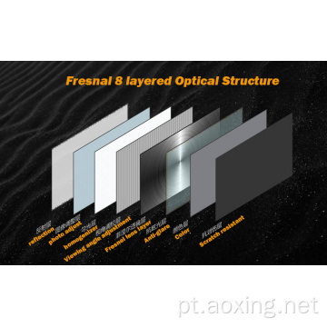 Tela de projeção de Fresnel Black Diamond Fresnel Black Diamond